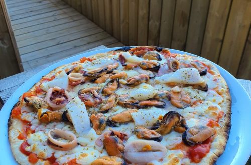 Pizza aux fruits de mer digne des plus grands restos Restaurant El Carlit Pas de la Casa Andorra