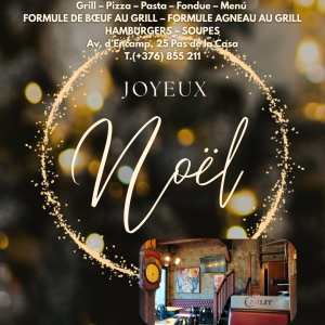 🎄✨ Joyeux Noël depuis El Carlit de Neu ! ✨🎄 Au cœur du Pas de la Case, entourés par la magie des montagnes d’Andorre, nous vous souhaitons un Noël rempli de joie, de santé et de moments inoubliables. Que cette journée soit l’occasion de partager un bon repas, des sourires et la chaleur de vos proches. 🌟 Merci à tous nos visiteurs et amis qui font de El Carlit de Neu un lieu unique. Nous avons hâte de continuer à vous accueillir et à célébrer ensemble la beauté de la gastronomie et de la convivialité. 🎅🏼 Joyeux Noël et belles fêtes à tous ! #ElCarlitDeNeu #PasDeLaCase #Andorre #JoyeuxNoël #FêtesDeFinDAnnée #Gastronomie #AmbianceMontagne #NoëlEnAndorre